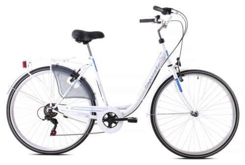 Велосипед CAPRIOLO DIANA 28'' (2023), рама 18" (165-175 см), белый