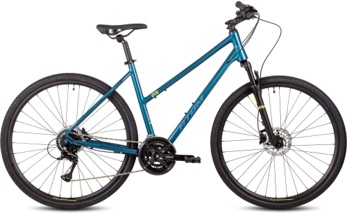Велосипед Atom Symbiotic Cross Lady (2024), рама XS (130-155 см), бирюзовый