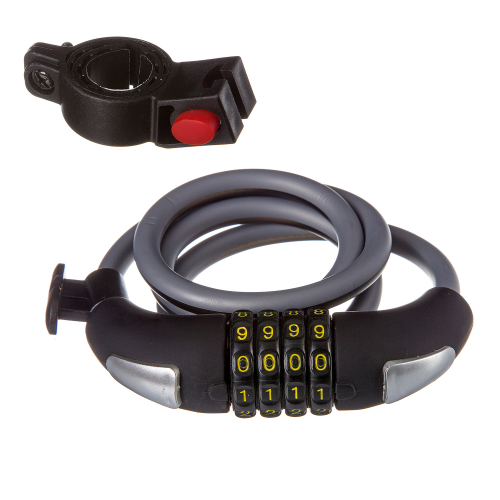 Велозамок STG TY557-1 кодовый 10мм х 100см