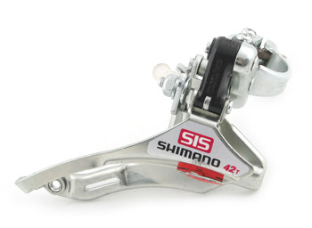 AFDTY10TM6 Передний переключатель, TOURNEY(98N)  FD-TY10 BAND TYPE, SIS, верняя тяга, 31.8MM, для 42