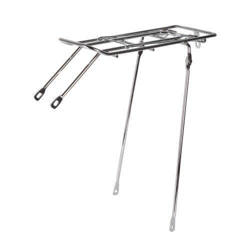 Багажник для велосипеда 28", стальной, хром