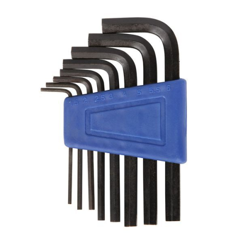 Набор шестигранников YC-623 в пластиковой кассете 1,5/2/2.5/3/4/5/6/8/10 (9 частей)