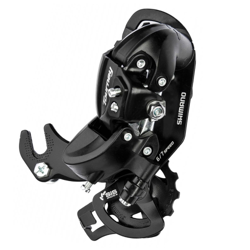 Переключатель задний Shimano Tourney TY300 6/7 ск. (крепление на ось)