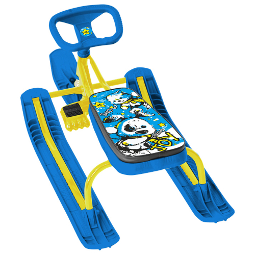 Снегокат "ТЯНИ-ТОЛКАЙ" ( Joy ), желтый