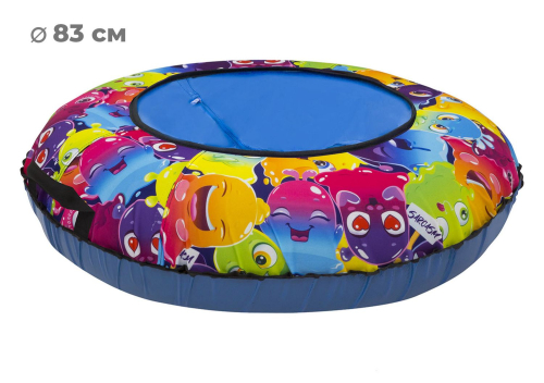 Тюбинг 65см ОКСФОРД SLIME, синий