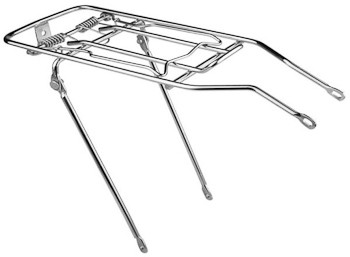 Багажник для велосипеда 28", стальной, хром