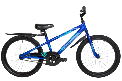 Велосипед Novatrack Juster 20" (2023), рама 12" (110-130 см), синий