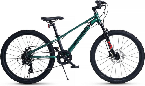 Велосипед Maxiscoo 7BIKE 24 M300 (2024) (130-155 см), зеленый