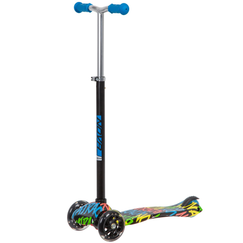 Самокат-кикборд Novatrack RainBow Start Graffiti (2020)