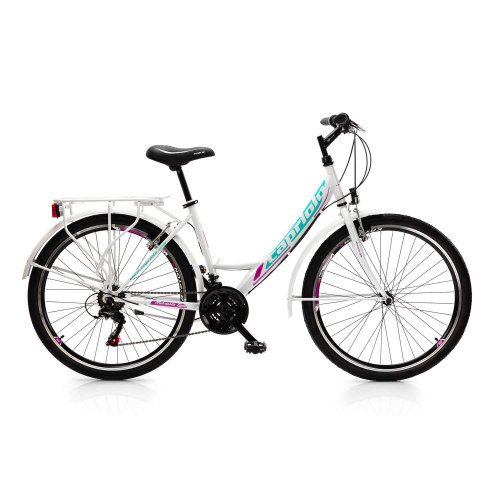 Велосипед CAPRIOLO METROPOLIS TOUR LADY 26'' (2023), рама 19" (175-185 см), белый