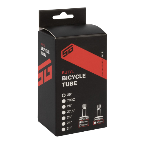 Камера велосипедная STG 29x2.25/2.4, автониппель 48мм