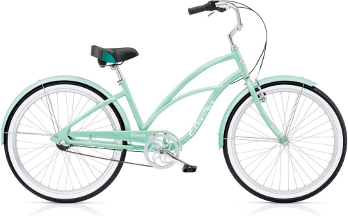 Велосипед Electra Cruiser Lux 3i Step Thru 24" (130-155 см), зеленый