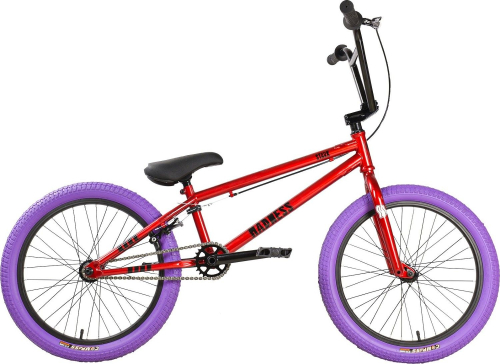 Велосипед Stark Madness BMX 5 Cr-Mo (2025), красный/черный/фиолетовый