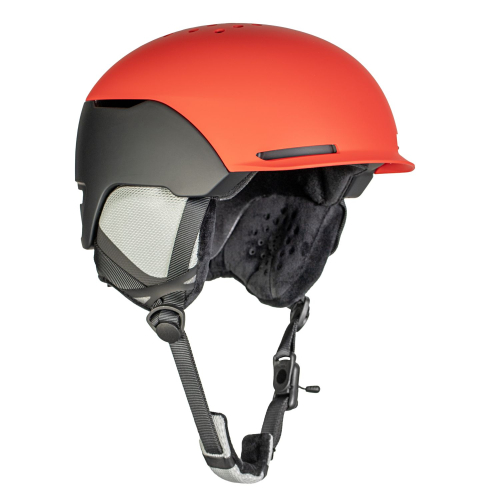 Шлем зимний White Owl Guardian, для катания на сноуборде/горных лыжах, красный-черный