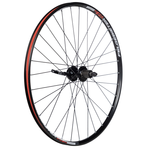 Колесо 27,5" заднее 32 спицы двойной обод