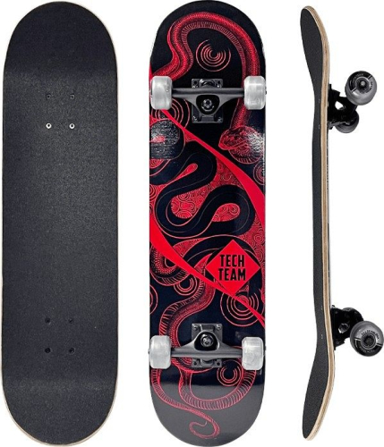 Скейтборд Tech Team Bad Boy 2025 Red, красный