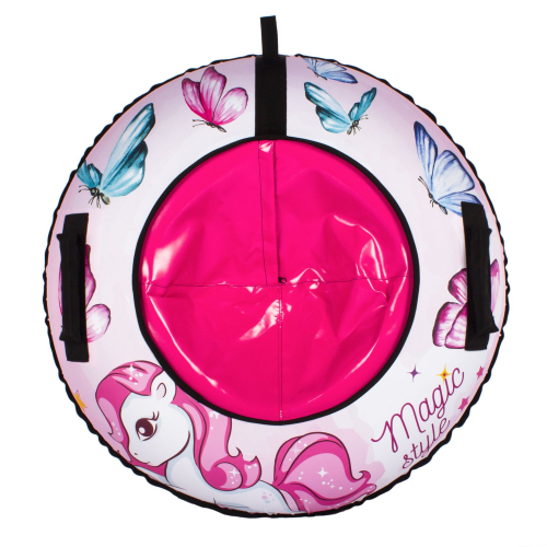 Тюбинг Snowstorm BZ-100_UNICORN, 100 см, розовый