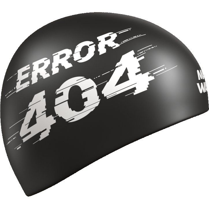 Шапочка силиконовая Mad Wave Error Reversible, черный