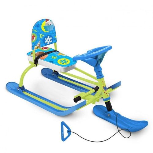 Снегокат TWINY 1 TW1+/ПЗ, с пушистыми зверятами