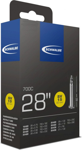 Камера Schwalbe 700x28/47, вентиль sv17 60мм