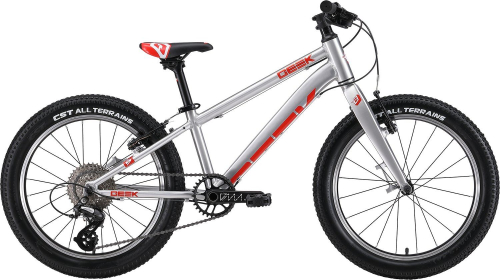 Велосипед Stark Geek 20 (2024), рама 10" (110-130 см), серебристый