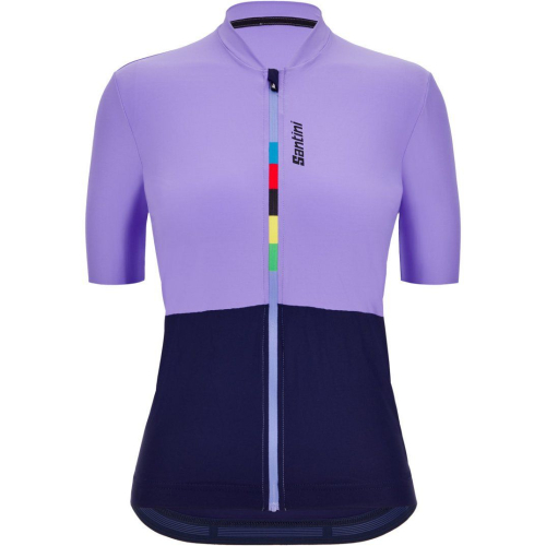 Веломайка женская Santini Colore Riga-UCI Official Women's SS Cycling Jersey, сиреневый