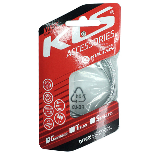 Трос тормоза KLS MTB+ROAD 2000мм, нерж.сталь