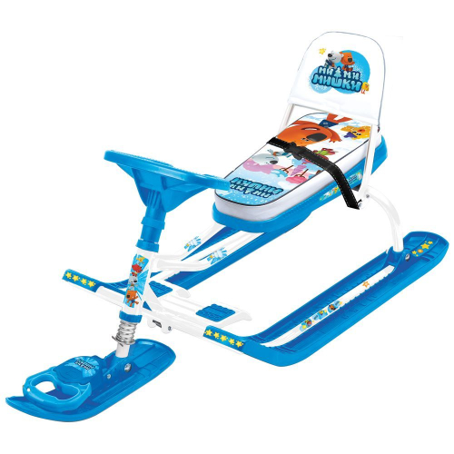 Снегокат НИКА Тимка спорт 4-1 ТС4-1/ММ1, Ми-ми-мишки на голубом