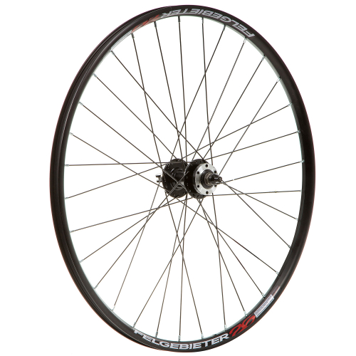 Колесо 26" переднее 32 спицы под диск 6 болтов