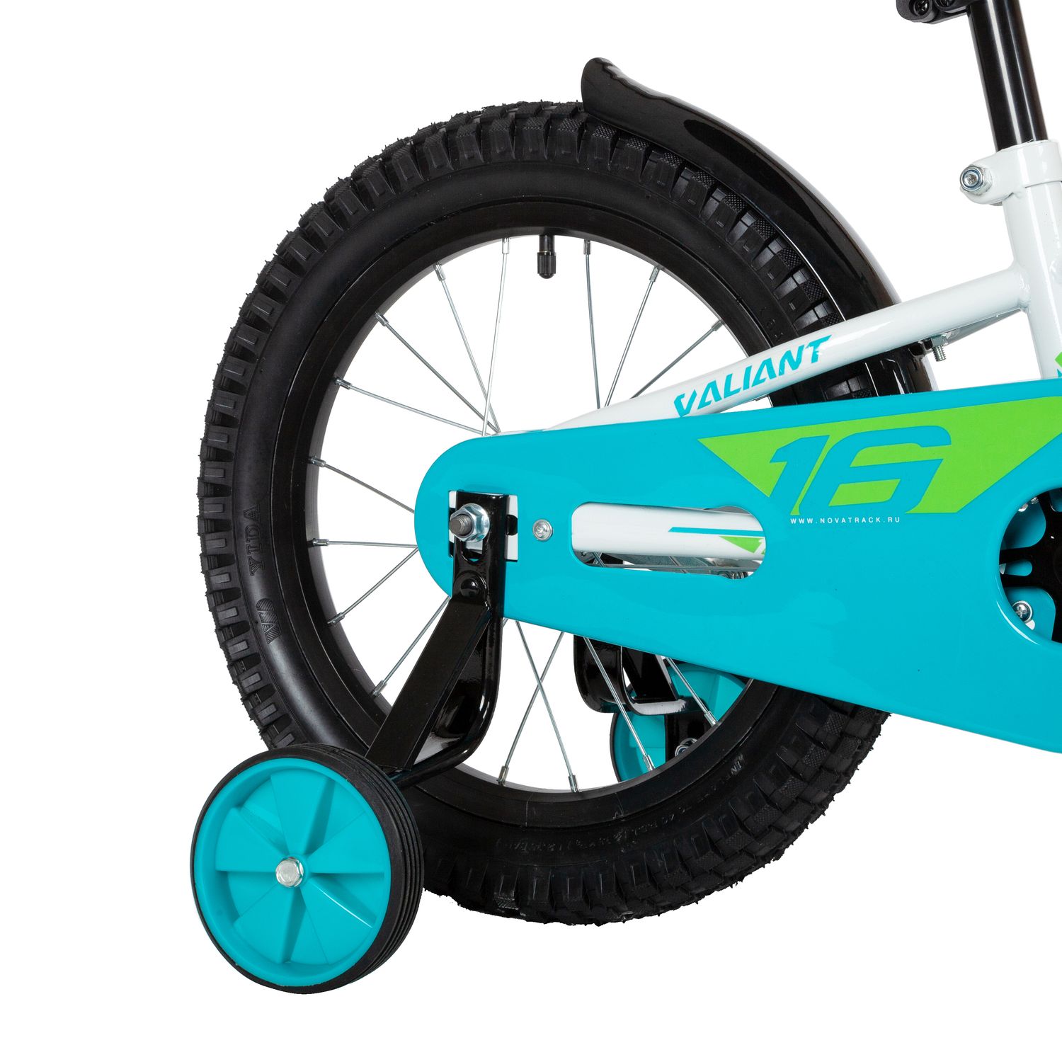 Велосипед NOVATRACK VALIANT 16" (2022) (98-110 см), белый