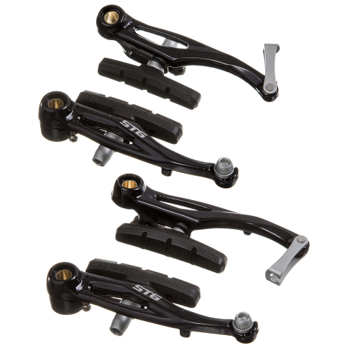 Тормоз V-brake STG 605A6-BK (комплект)