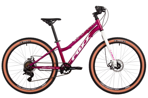 Велосипед Foxx Latina JR 24 (2025), рама 12" (130-155 см), розовый