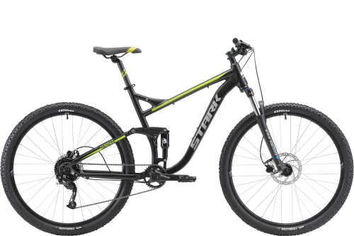 Велосипед Stark Tactic FS 29.5 HD (2022), рама 22" (185-195 см), черный