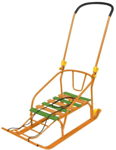 Санки Тимка 6 Комфорт, оранжевый