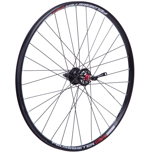 Колесо 26" заднее 32 спицы двойной обод SF B39F