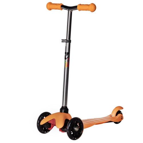 Самокат детский Novatrack Disco-kids Basic (2025) со светящимися колёсами