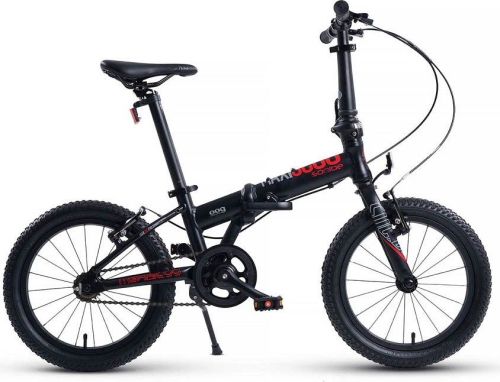 Велосипед детский складной Maxiscoo S009 Pro 16, черный