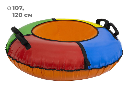 Тюбинг 73см ТЕНТ БЕЗ ПРИНТА, оранжевый