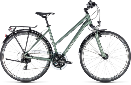 Велосипед Cube Touring Lady 28" (2018), рама 21" (185-195 см), зеленый