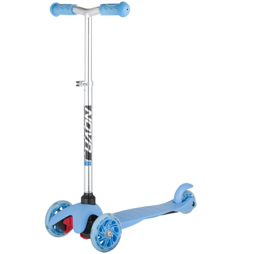 Самокат-кикборд Novatrack Disco-kids Basic Girl (2020), синий