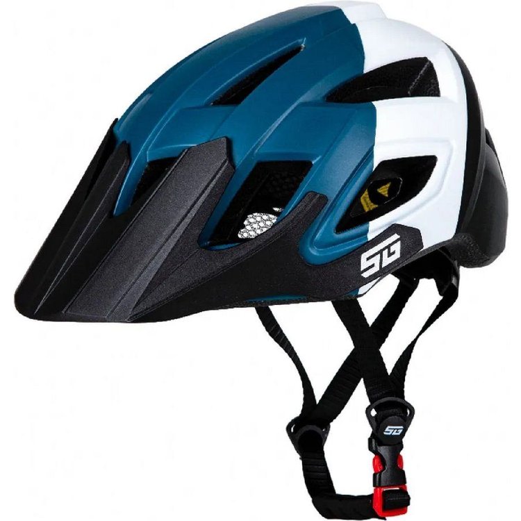 Шлем STG TS-39 с козырьком и встроенным фонарем