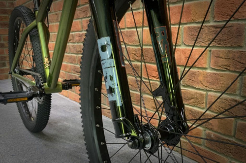 Велосипед Atom DJ Radon 26" (2023), рама 22.5" (195-205 см), зеленый