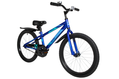 Велосипед Novatrack Juster 20" (2023), рама 12" (110-130 см), синий