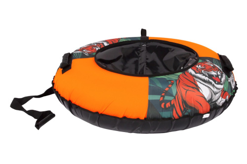 Тюбинг Snowstorm BZ-80_TIGER, 80 см, оранжевый с черным