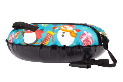 Тюбинг Snowstorm BZ-90_CRISTMASS, 90 см, бирюзовый с черным