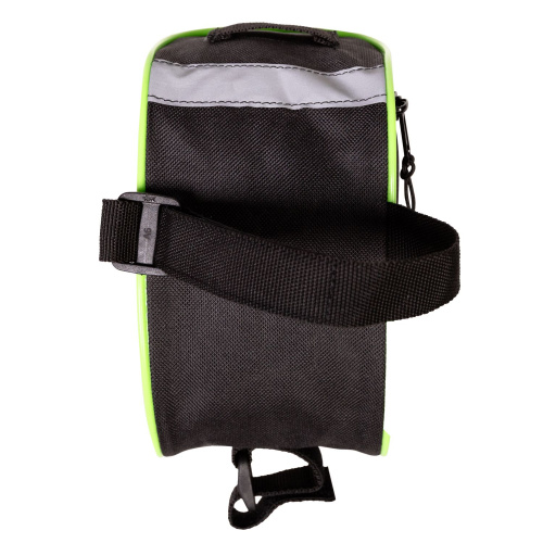 Велосумка под седло STG FB-004, размер 18х9х9 см, черный/зеленый
