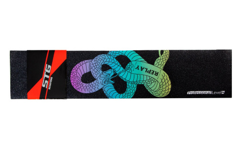 Шкурка для платформы трюкового самоката Novatrack Replay 110 PRO размеры 116*505мм