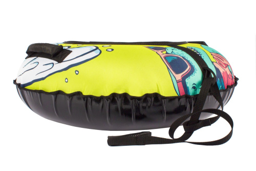 Тюбинг Snowstorm BZ-100_WAVE, 100 см, голубой с черным