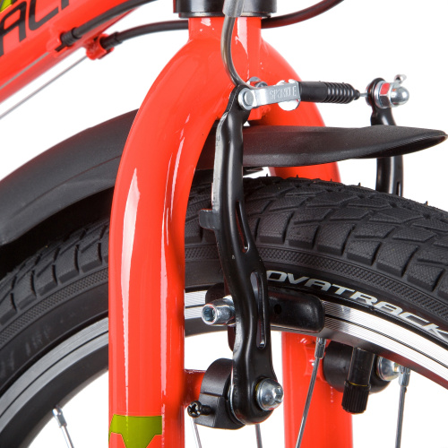 NOVATRACK RACER 12-spd 20" (2020) (110-130 см), красный