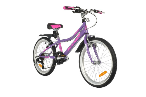 Велосипед NOVATRACK ALICE 20" (2021) (110-130 см), фиолетовый